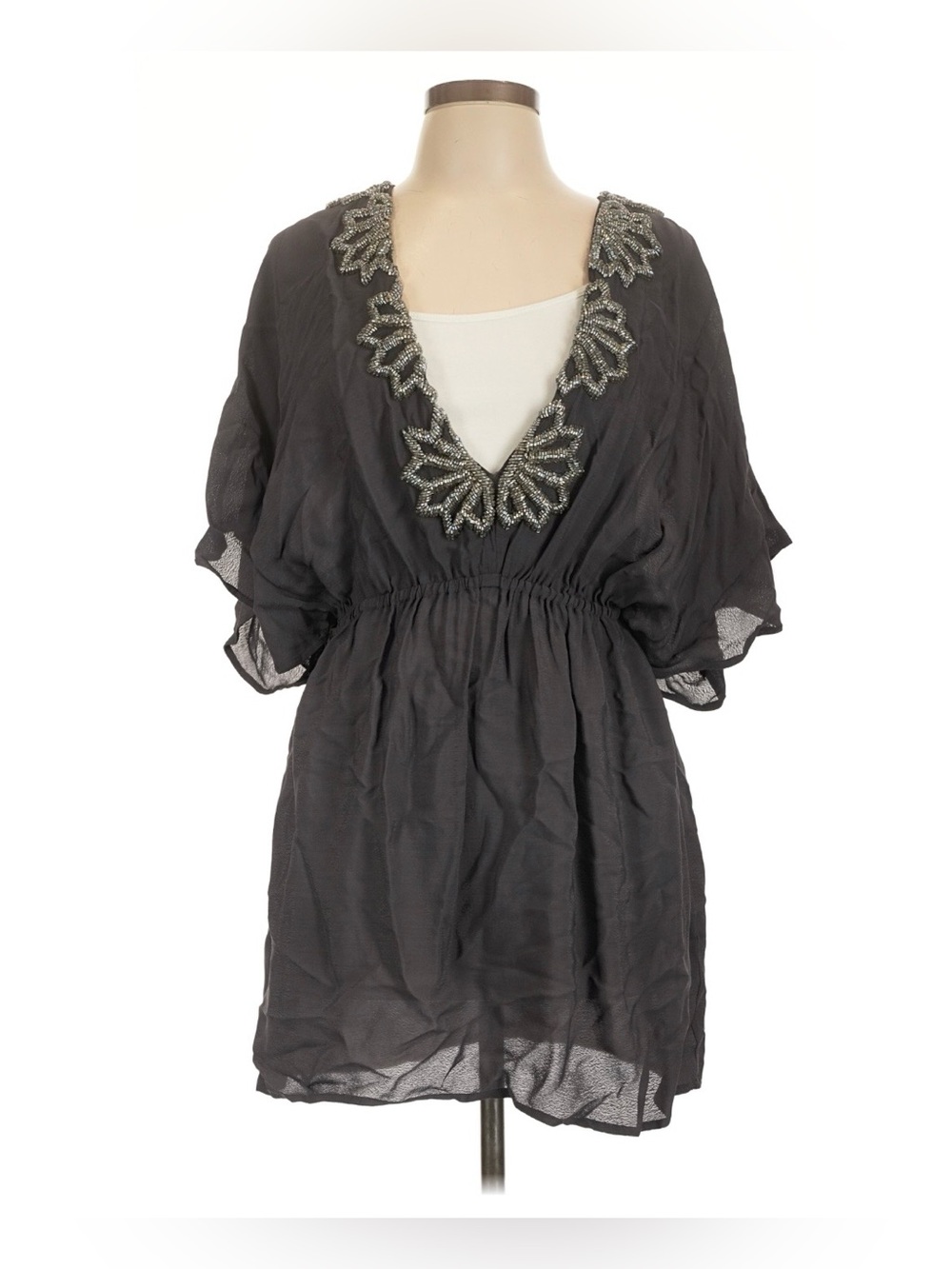 💍 Boyod Beaded V-Neck Women’s Blouse Tunic 💍